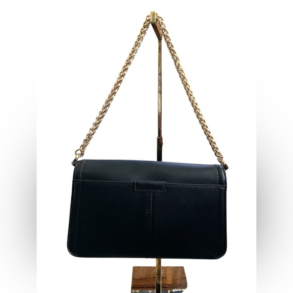 Michael Kors Black and Gold Chain Strap Shoulder Bag Shoulder: Sonia Black - Picture 6 of 7